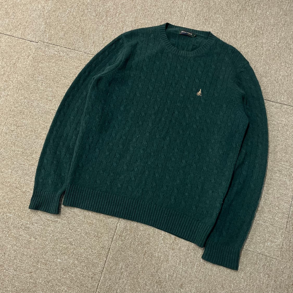 빈폴 캐시미어 함유 꽈배기 니트 상품이미지1