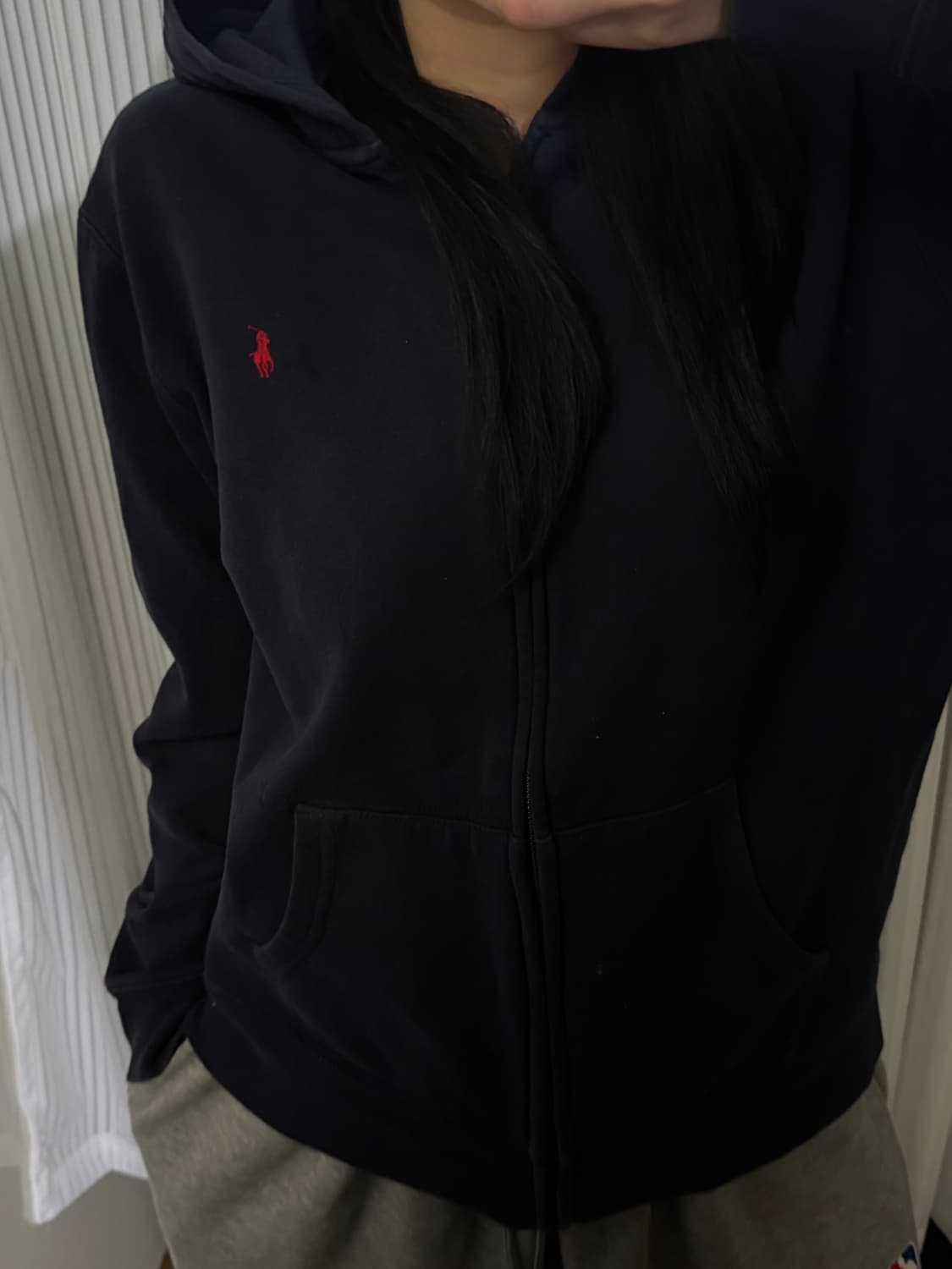폴로 랄프로렌 네이비 후드집업 xl 상품이미지1