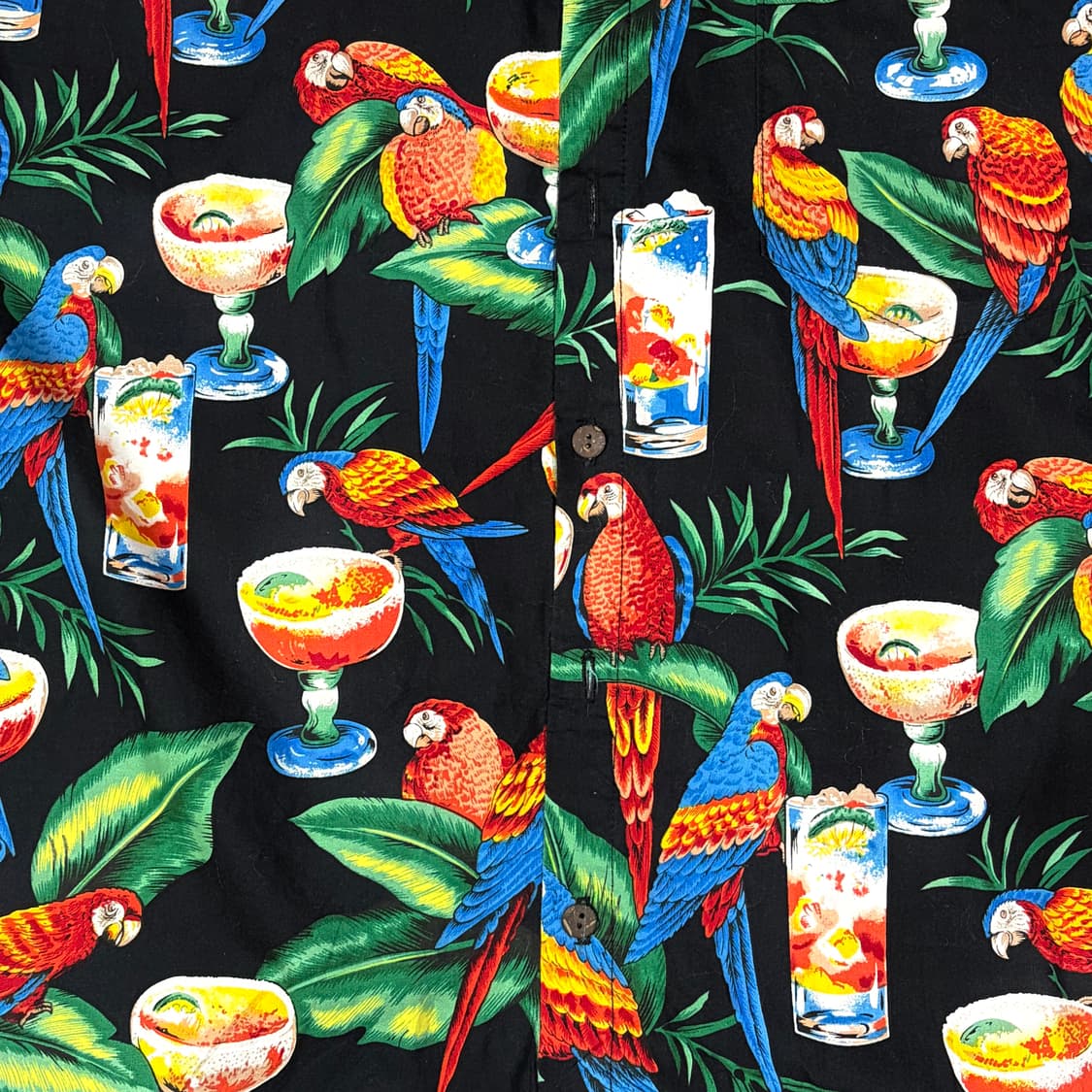 HIGH SEAS 트로피칼 하와이안셔츠 M 상품이미지3