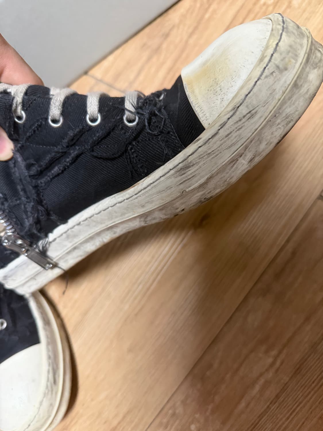 42size Rick owens 다크쉐도우 디스트로이드 이펙트스니커즈 상품이미지9