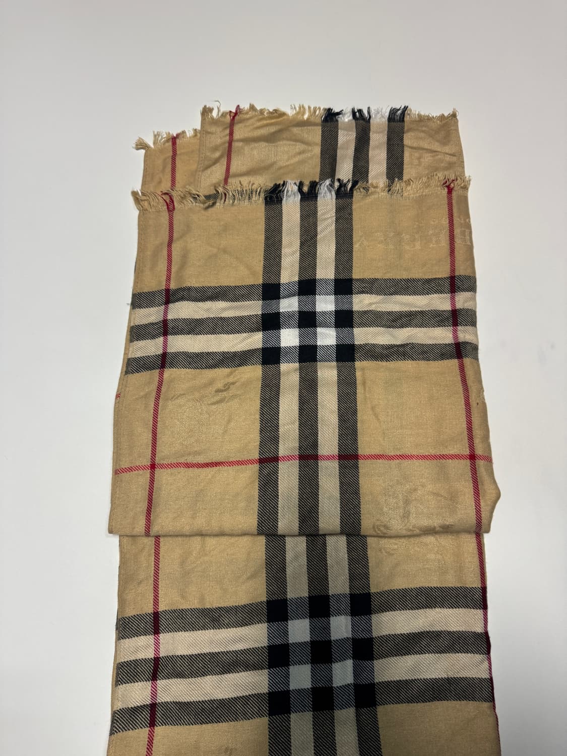 버버리 런던 커스텀 빅 사이즈 시그니처 체크 머플러 상품이미지3