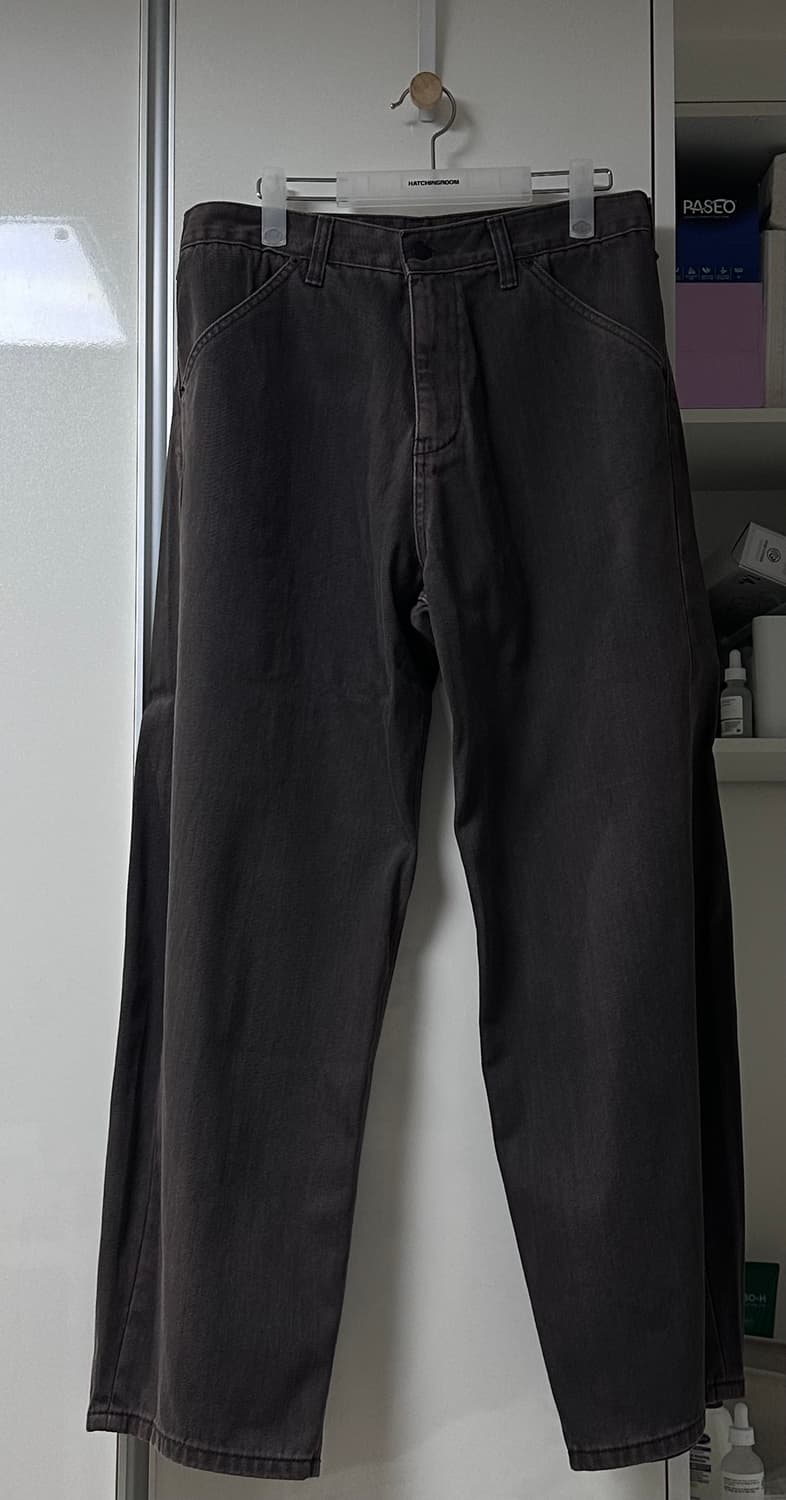 hatchingroom curve jeans washed charcoal 상품이미지2