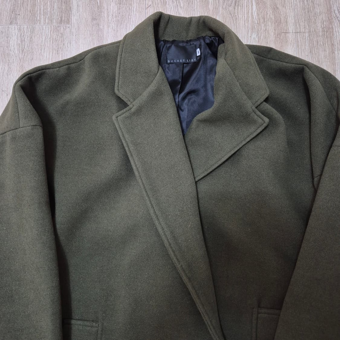 BUCKET LIST 버킷리스트 남성 클래식 울 벨티드 코트 M(95) 상품이미지2