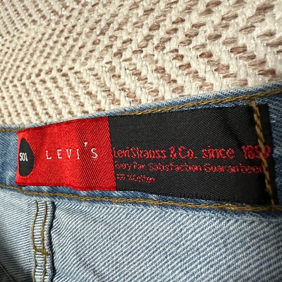 LEVI'S 501 90's usa made vintage denim 상품이미지4