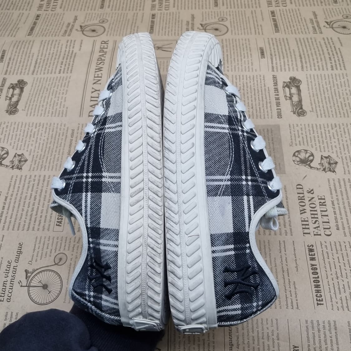 MLB 플레이볼 체크 남성 스니커즈 260 상품이미지5