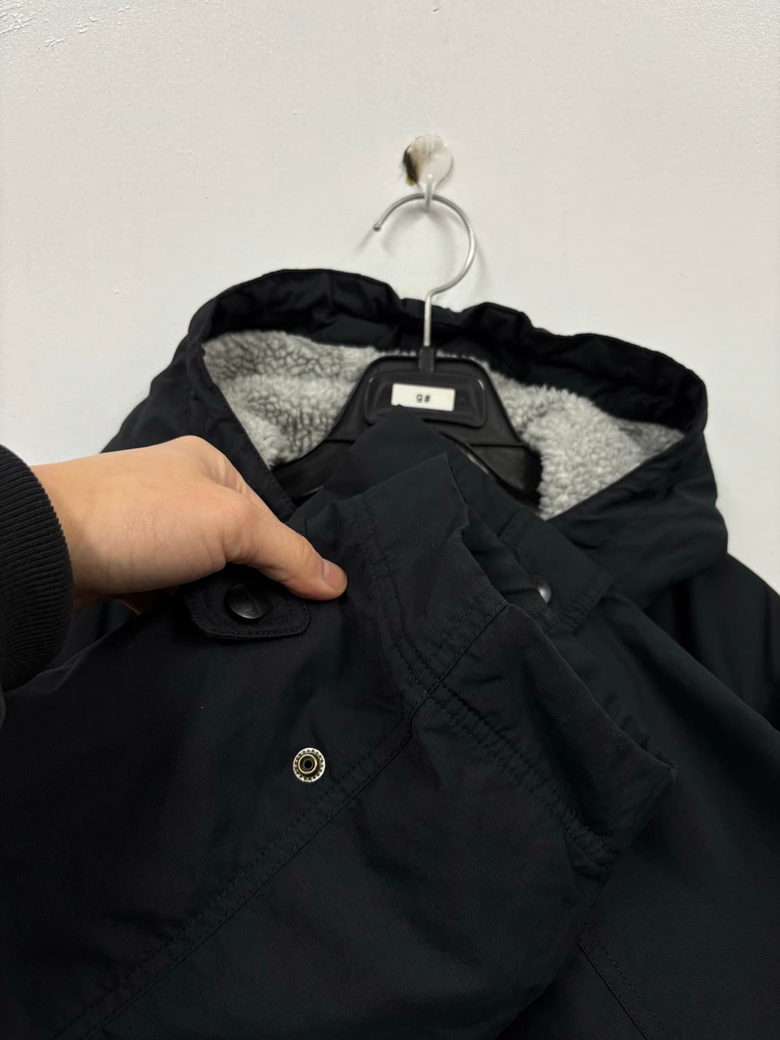 나이키 양털 롱 코트 상품이미지4