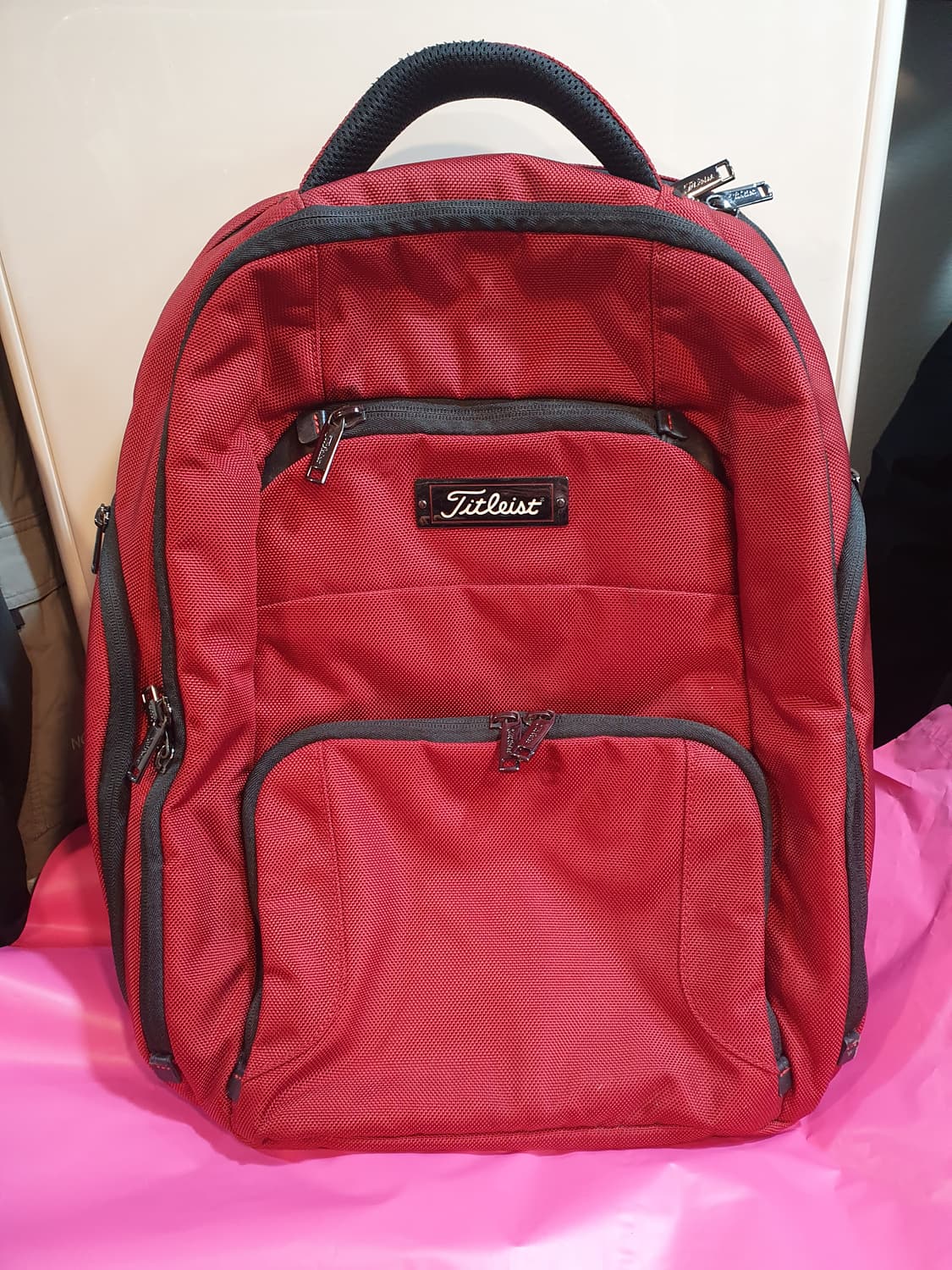 타이틀리스트 백팩 빨간색 상품이미지1