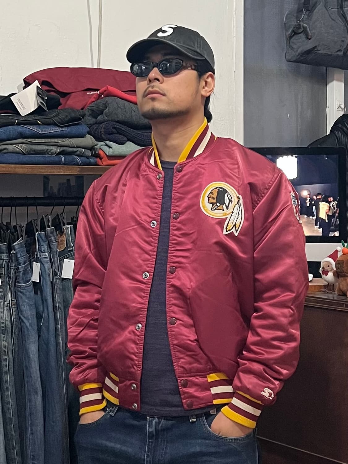 90’s Starter MADE IN USA NFL REDSKIN 자켓L 상품이미지1