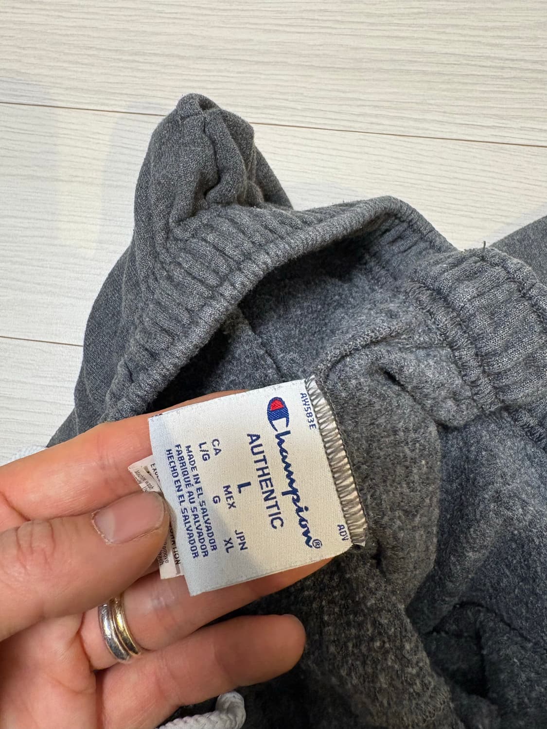 챔피온 트레이닝 조거 팬츠 챠콜 L(30-32인치) 상품이미지2