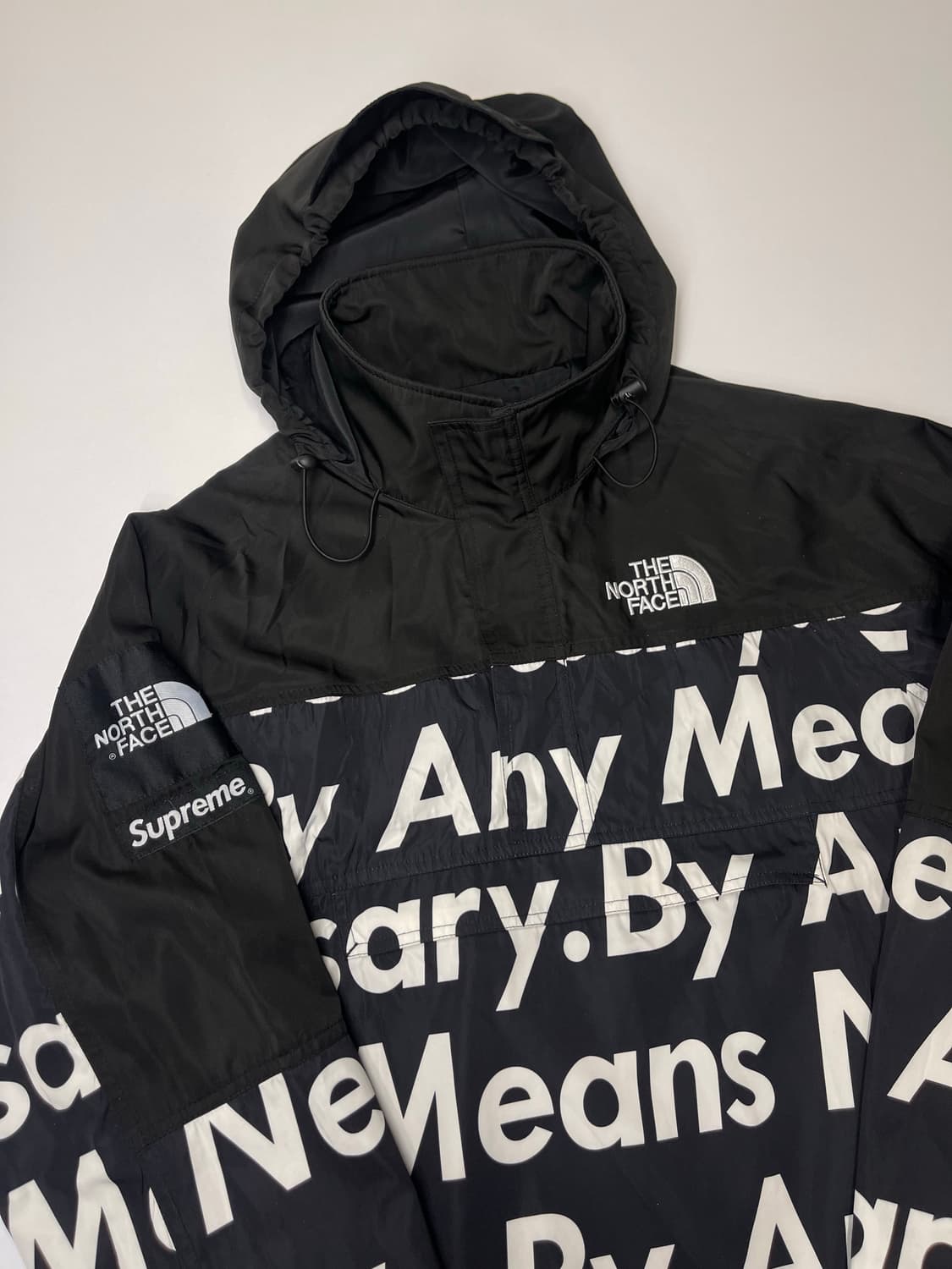 슈프림 x 노스페이스 레터링 아노락 XL 상품이미지3