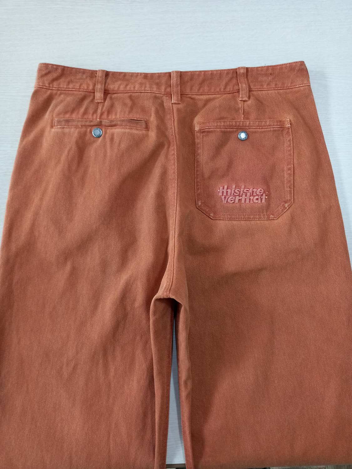 32 Thisisneverthat 세미와이드진 오렌지 32-340 상품이미지4