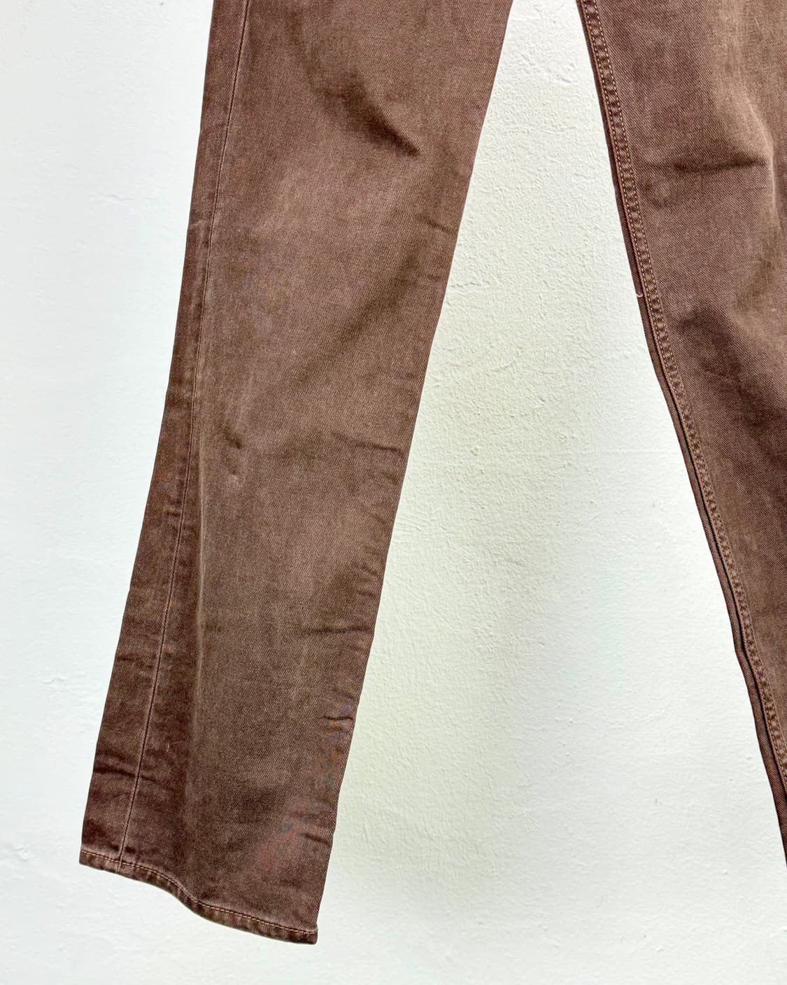 리바이스 브라운 502-37 재팬기 데님 팬츠 상품이미지4