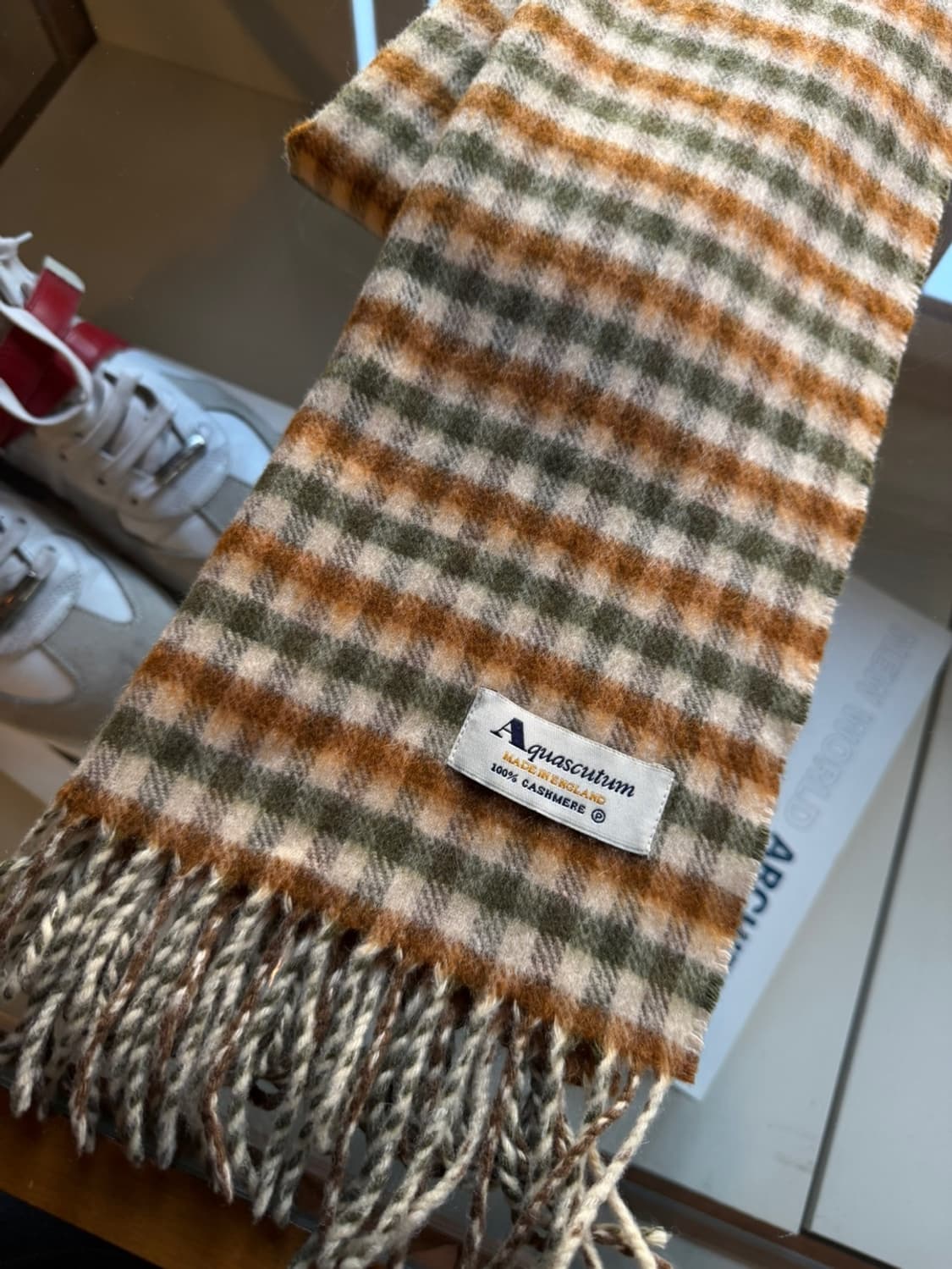 아쿠아스큐텀 캐시미어 머플러  상품이미지4