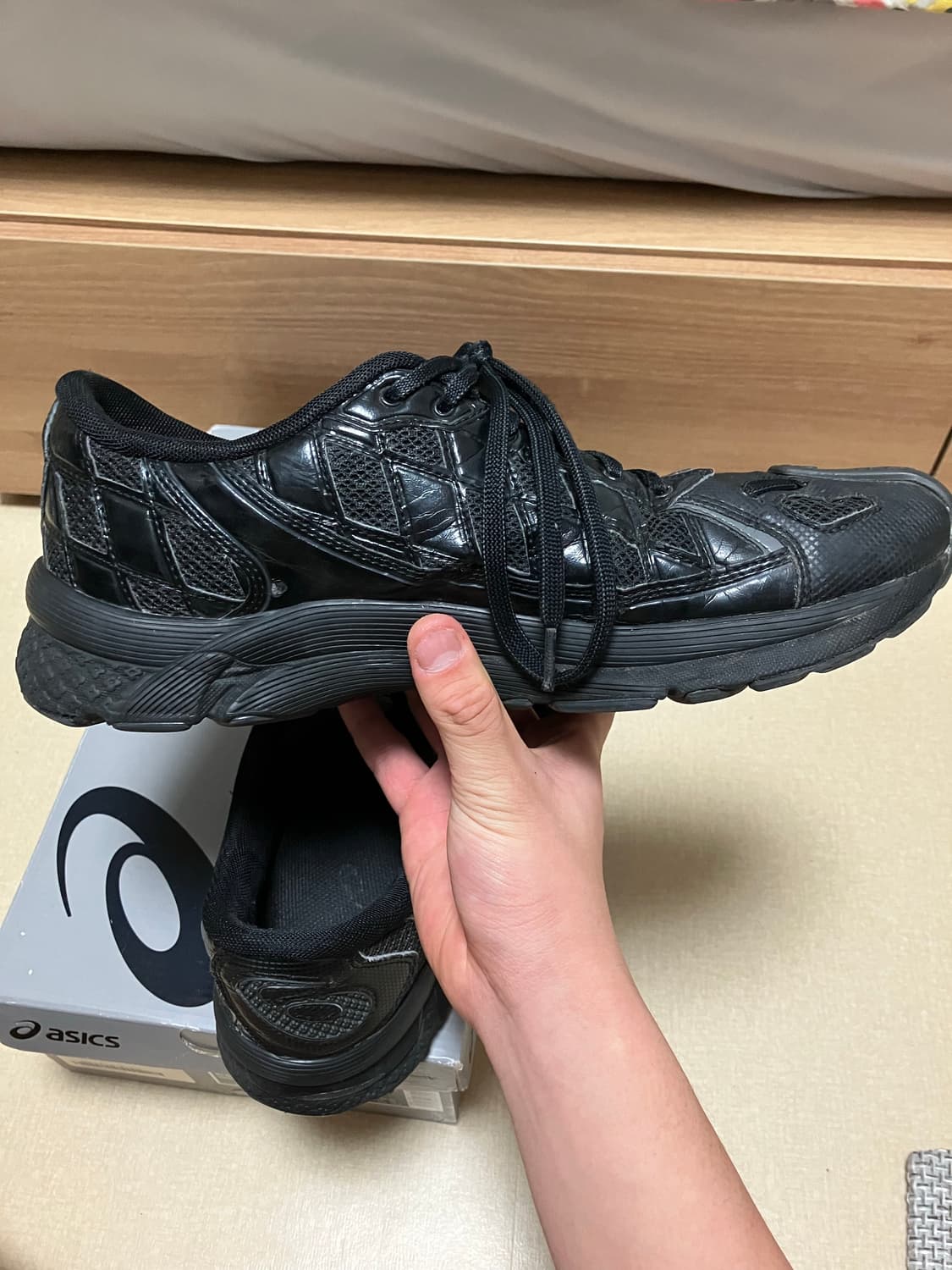 아식스 키코 젤키릴 블랙 285 상품이미지5