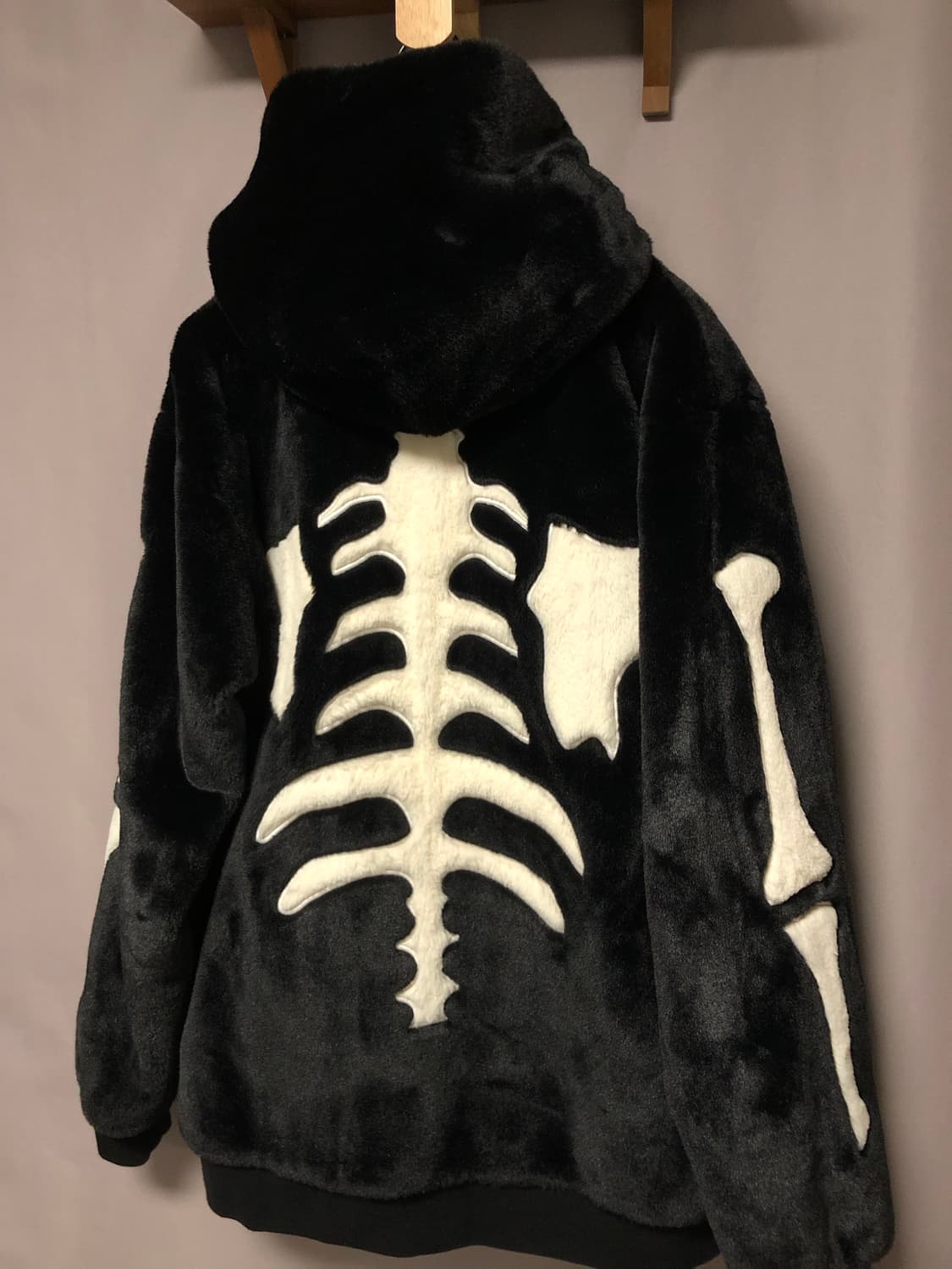 밴슨 스켈레톤 퍼 후드집업 상품이미지4