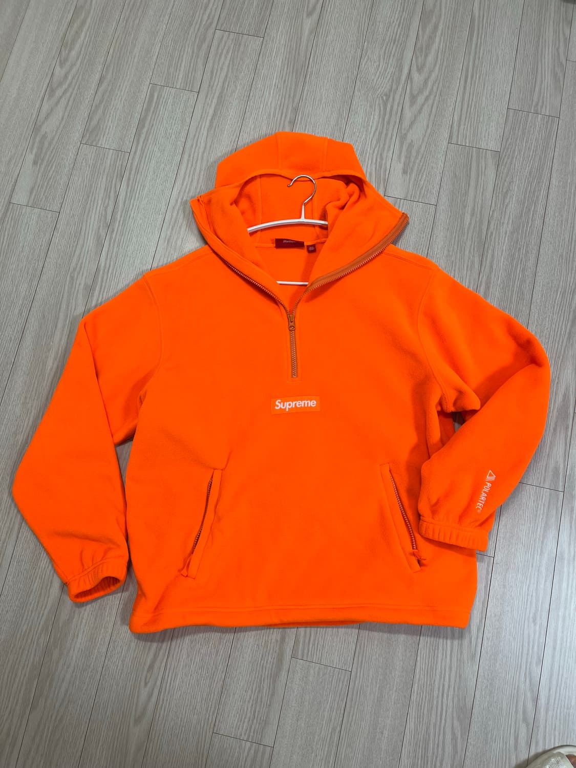 슈프림 폴라텍 페이스마스크  하프 집 후드 M 상품이미지1