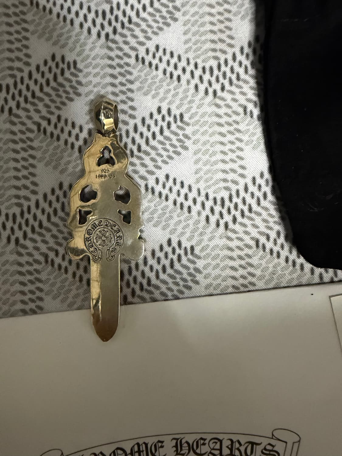 크롬하츠 정품 라지 대거 펜던트 상품이미지4