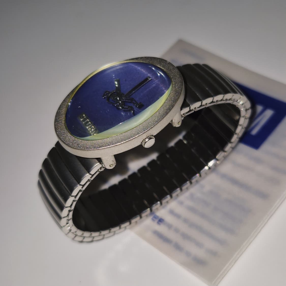 90s 영국 스톰 아쿠아 반구 팔찌 시계 상품이미지8