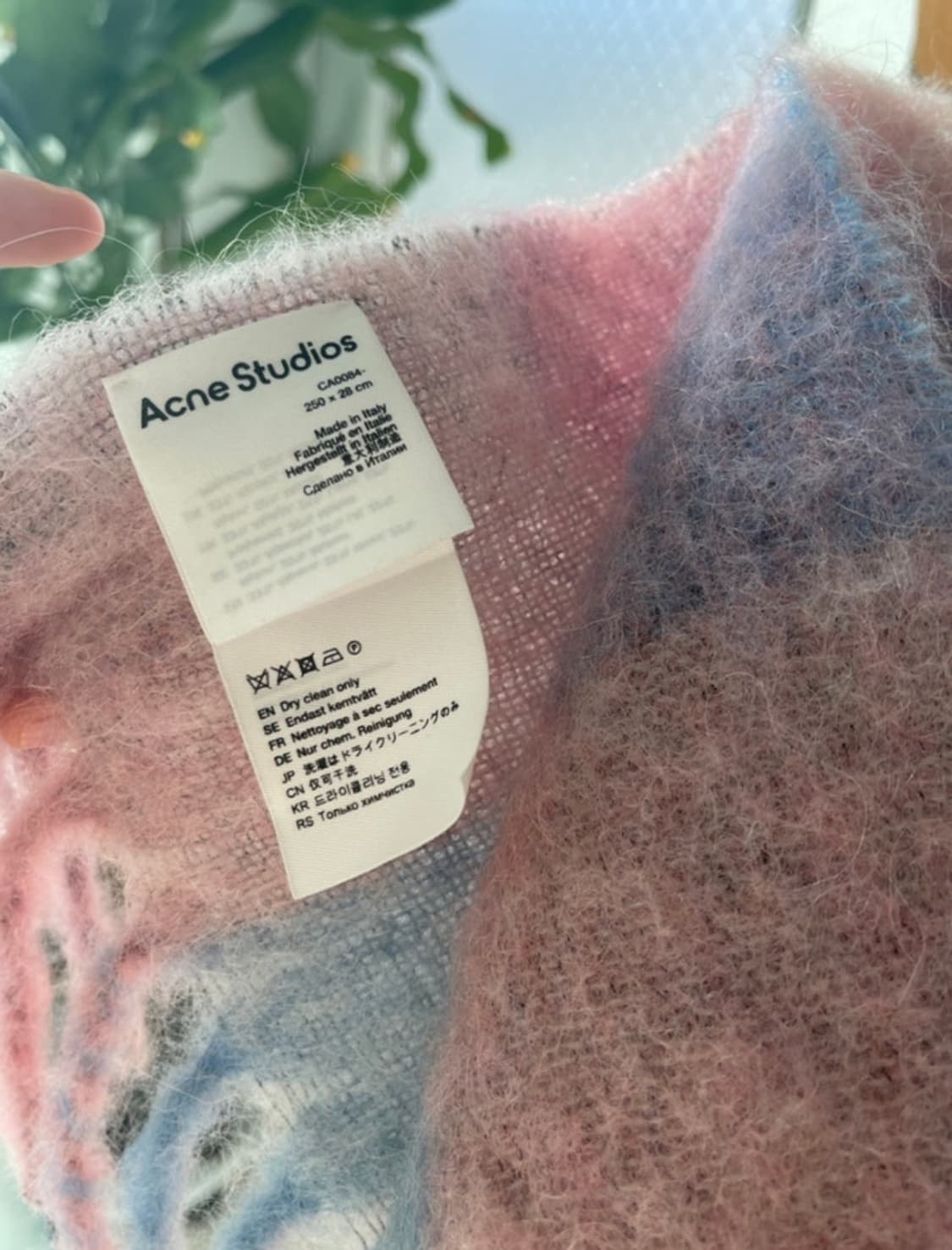 아크네스튜디오 핑크라이트블루 상품이미지2