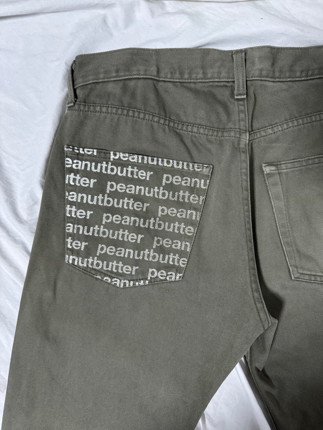 AD2001 준야와타나베 꼼데가르송 peanutbutter 프린트 팬츠 상품이미지1