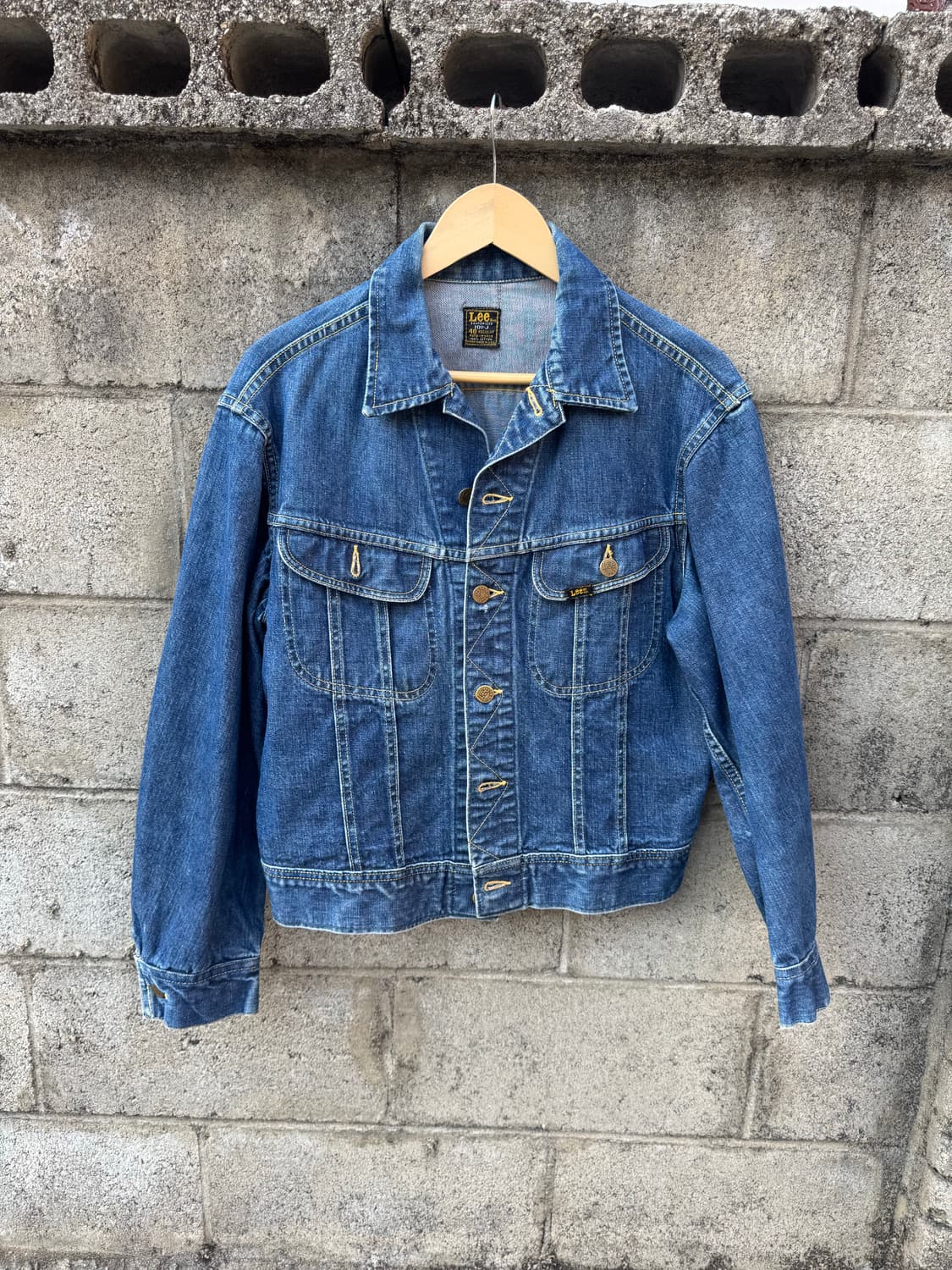 60~70s lee riders 빈티지 101-j 데님 트러커 자켓 상품이미지1