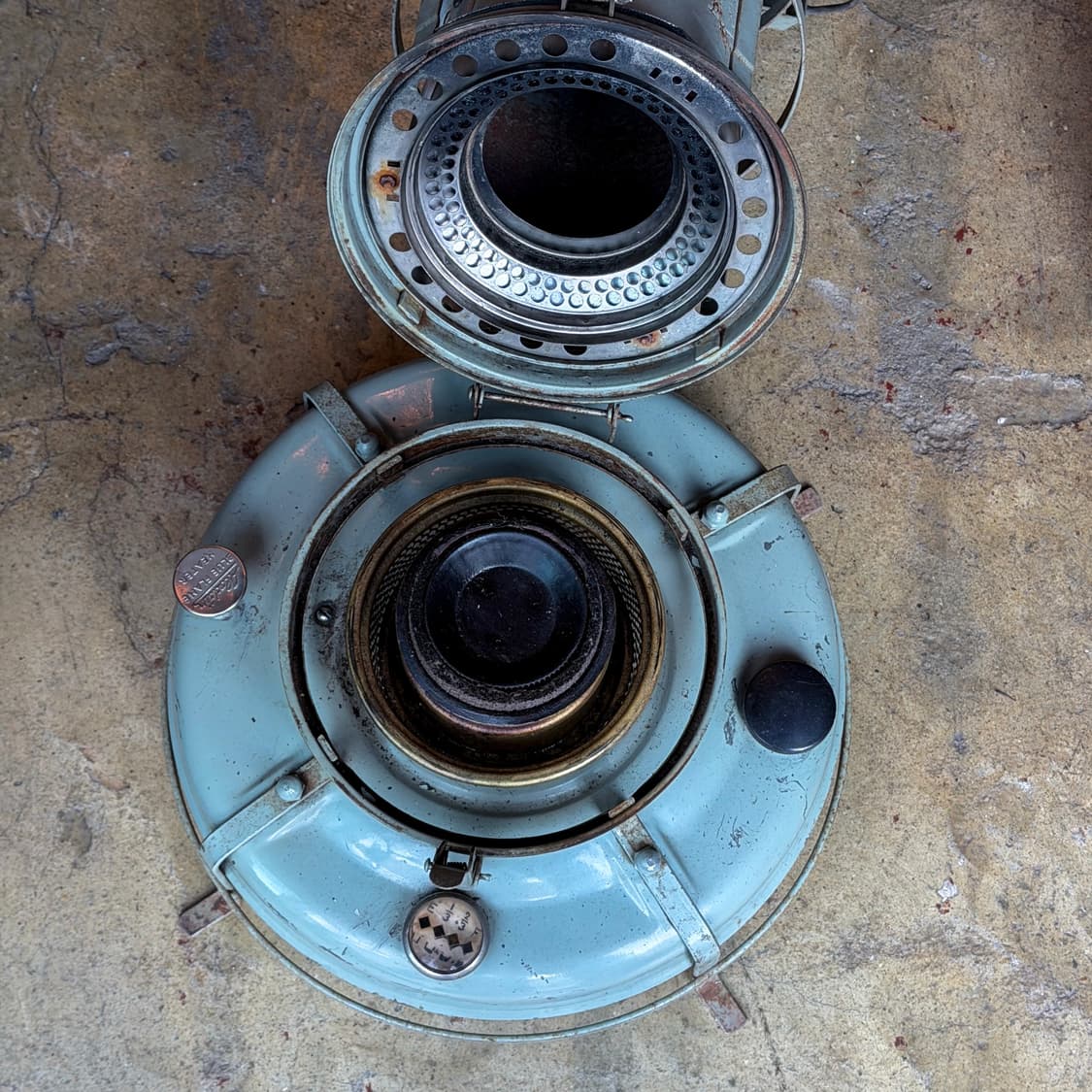 1910s 빈티지 소품 퍼펙션 법랑 스토브 히터 상품이미지8