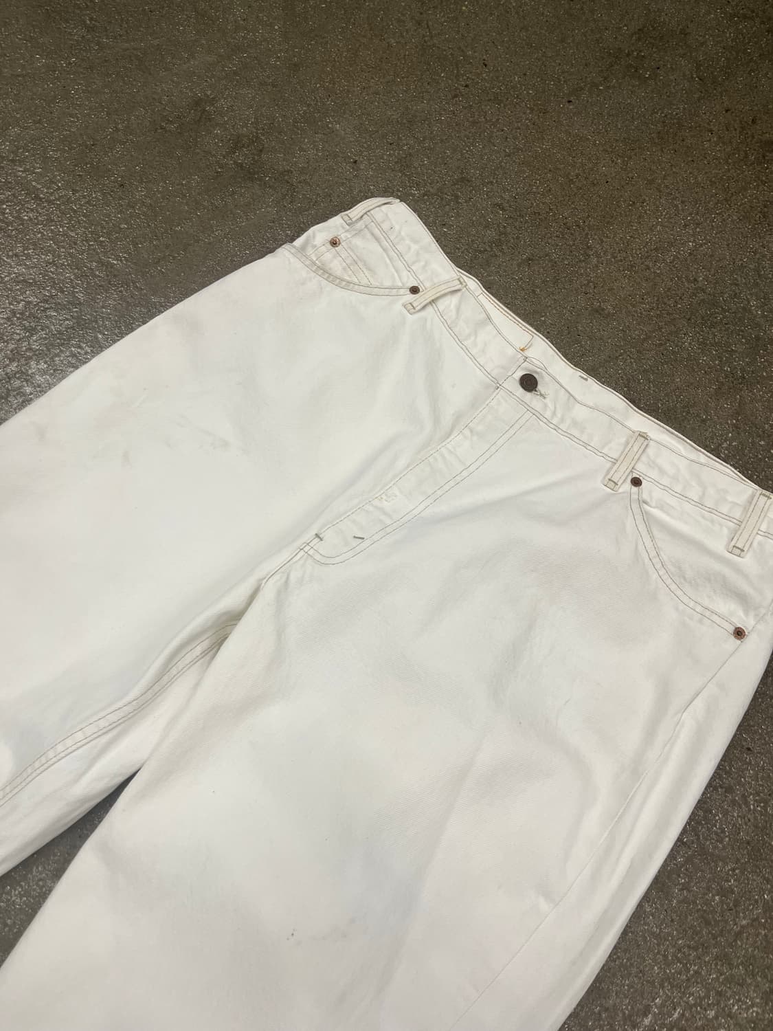 90s USA Levis560 화이트진 (41“) 상품이미지4