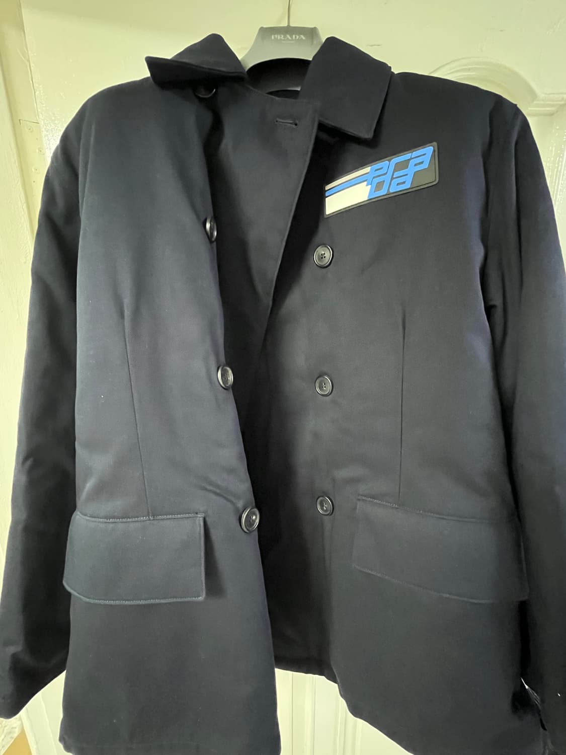 Prada 2018fw 더블브레스티드 폴리아미드 다운 자켓 상품이미지6