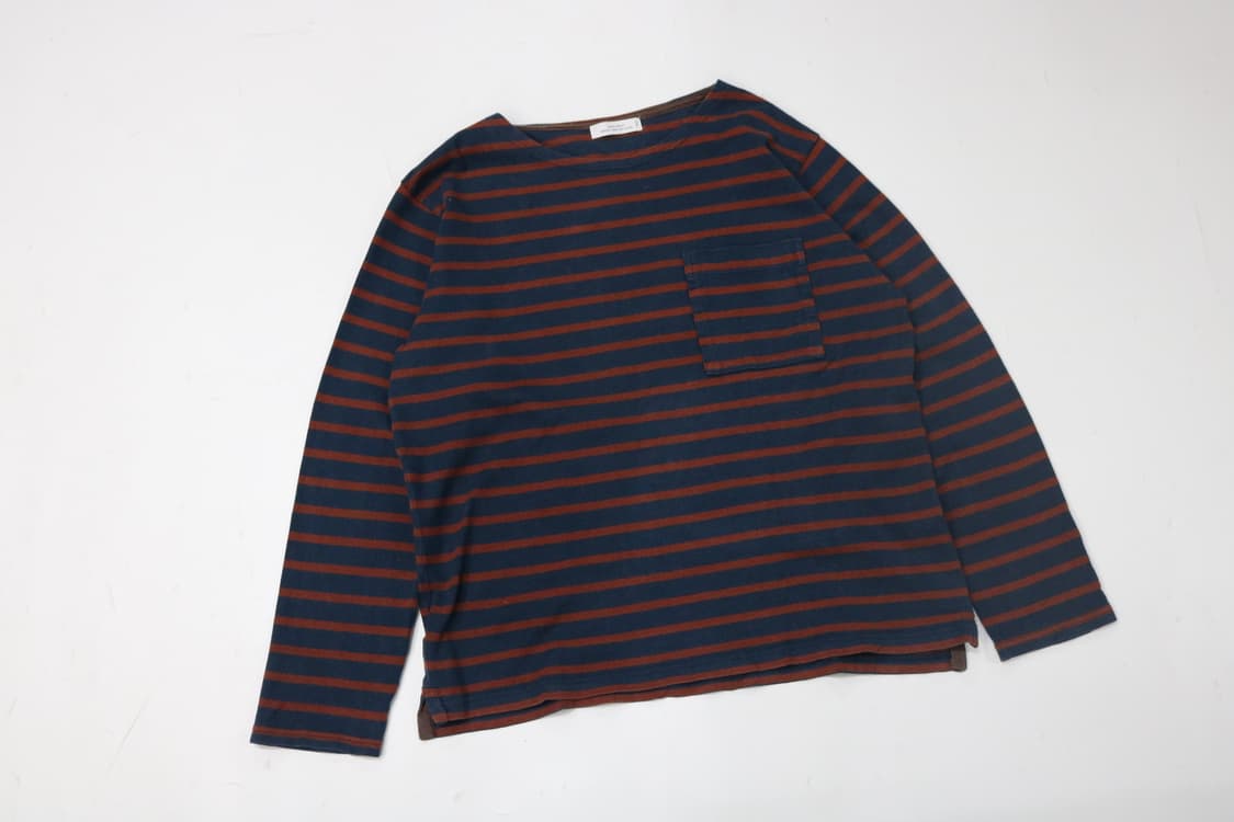 유나이티드 애로우즈 그린라벨 릴랙싱 스트라이프 포켓 롱슬리브 (L) 상품이미지2