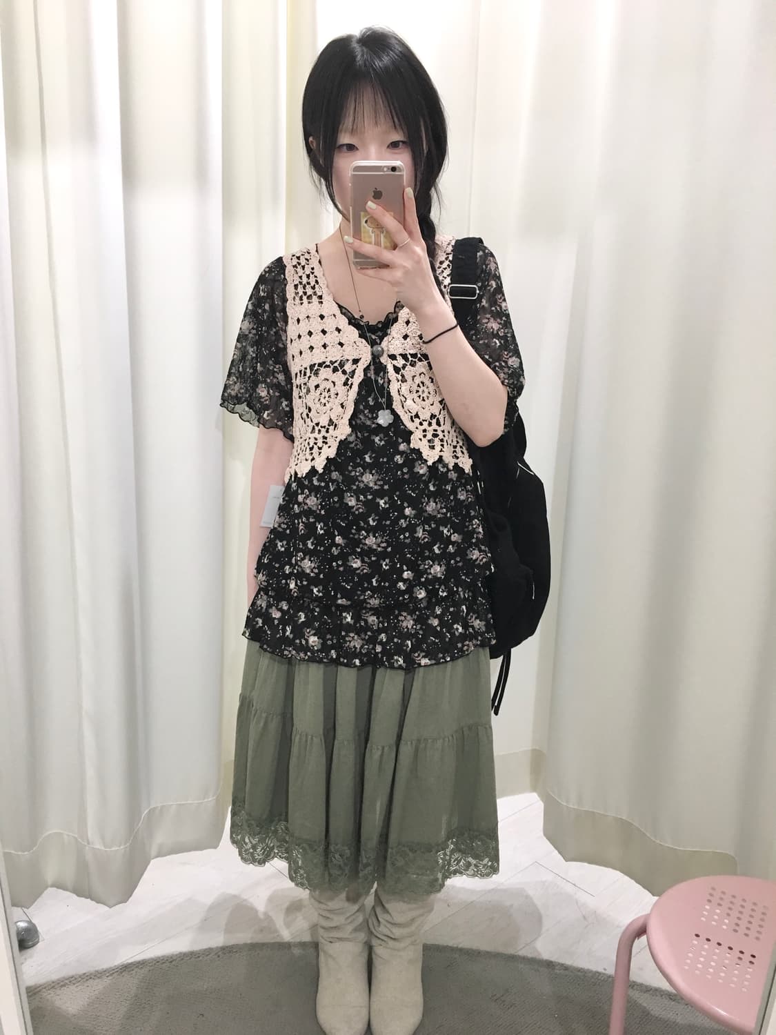 Ditsy Floral Balloon Blouse 상품이미지2