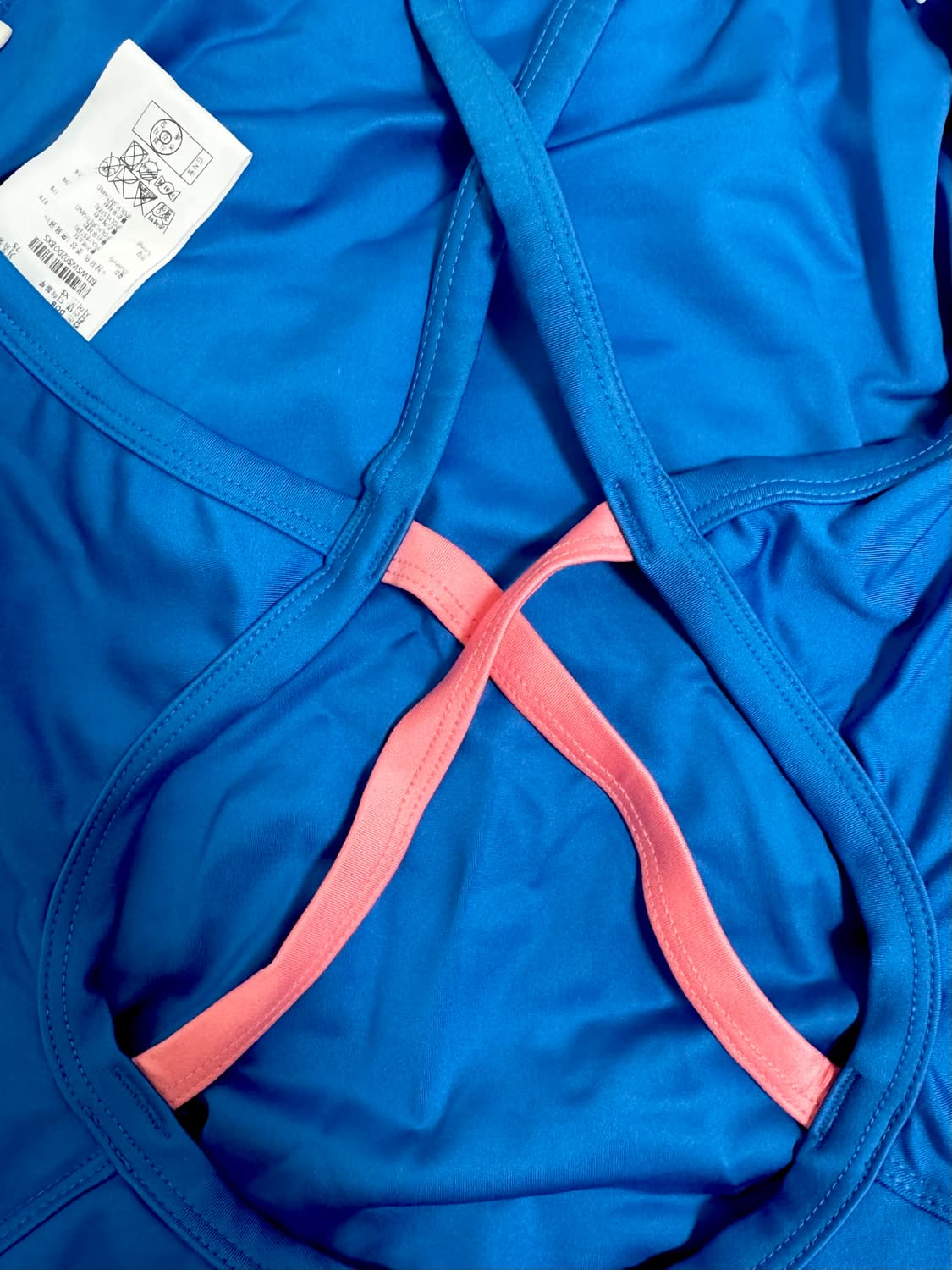 배럴 사인 X백 스트랩 스윔슈트 디렉블루 XS 새제품 상품이미지5