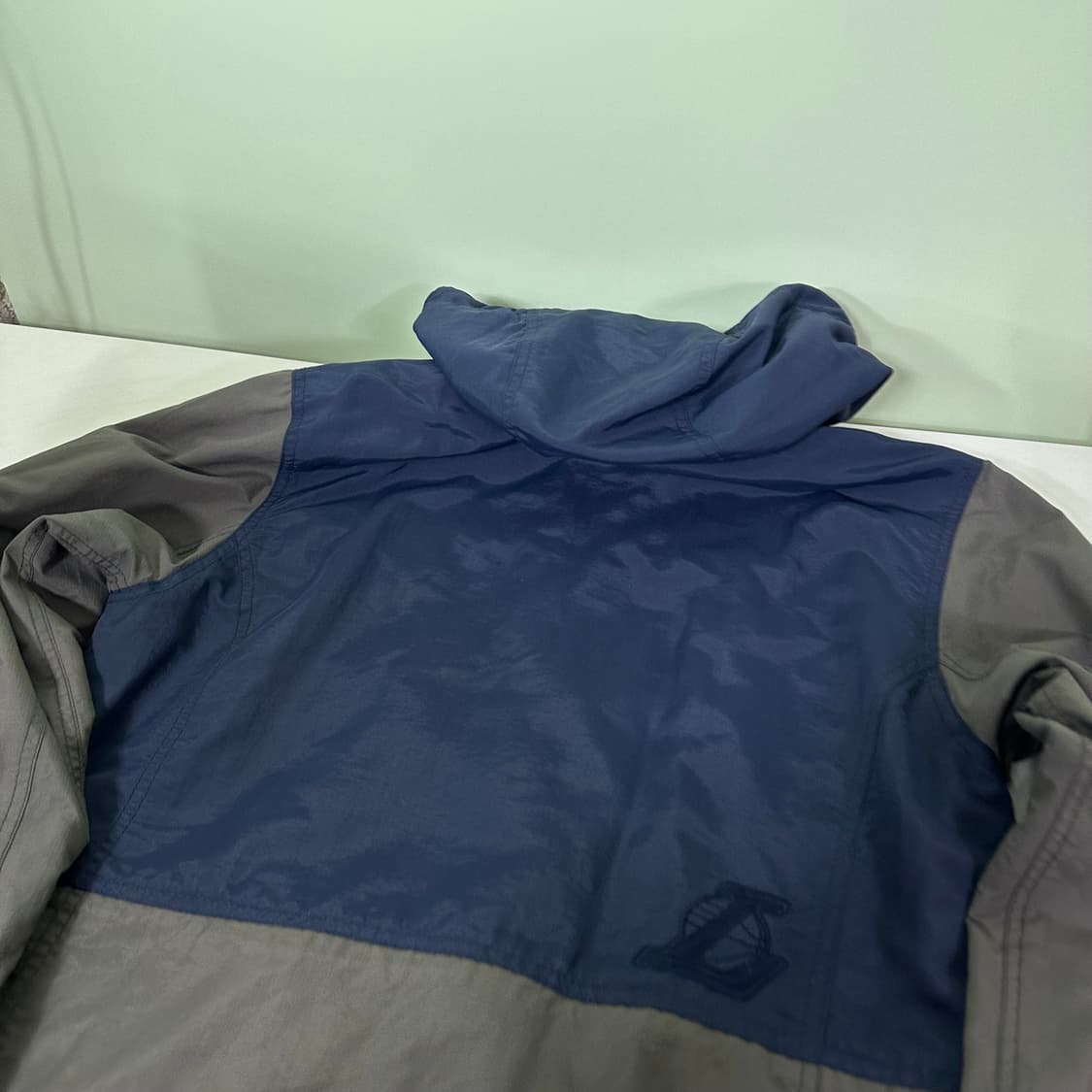 95 NBA 네이비그레이 배색 LA레이커스 나일론 후디 바람막이 상품이미지8