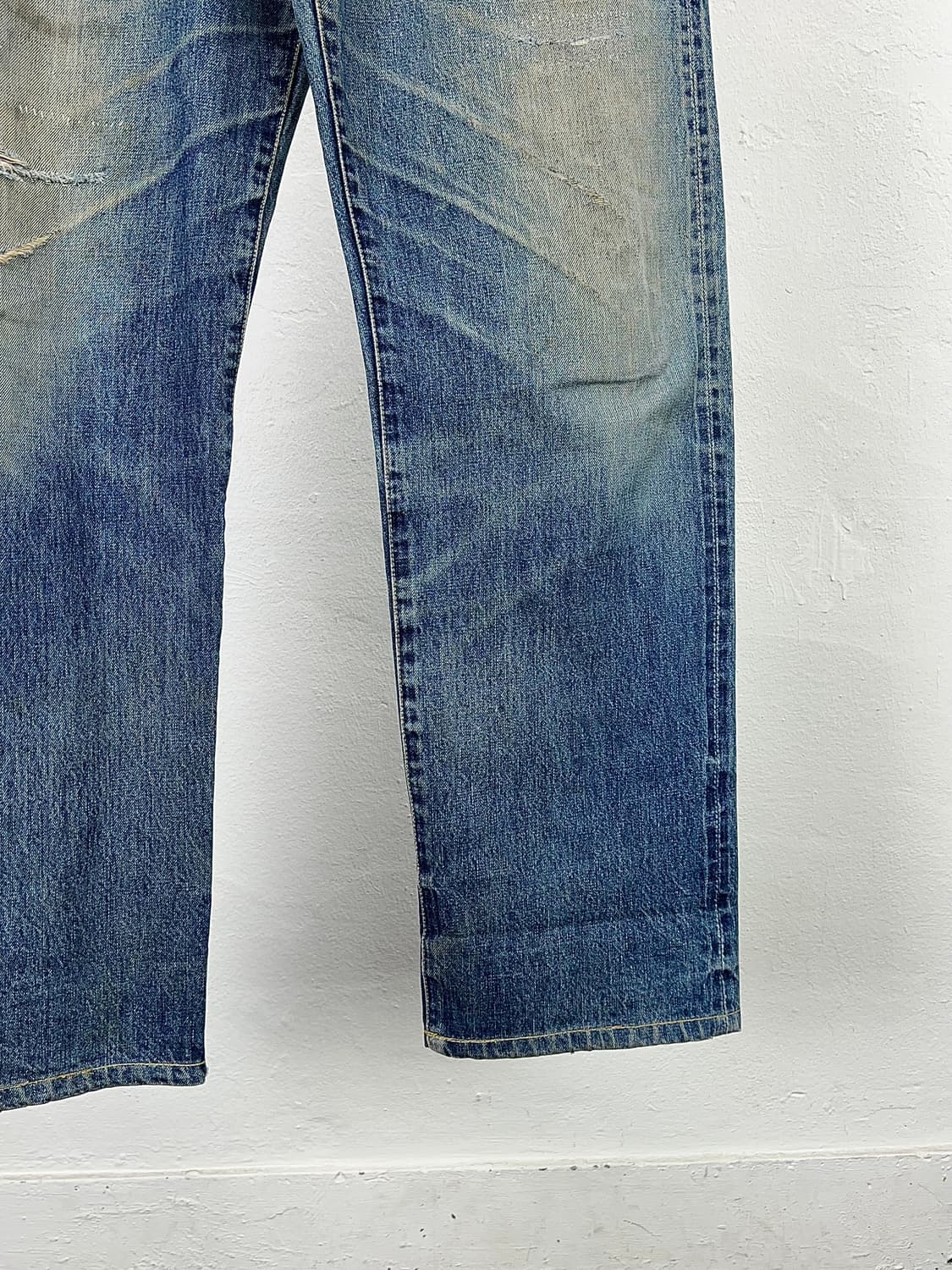 리바이스 빅 E 702 버튼 플라이 하드 페이디드 워시 데님 팬츠 상품이미지5