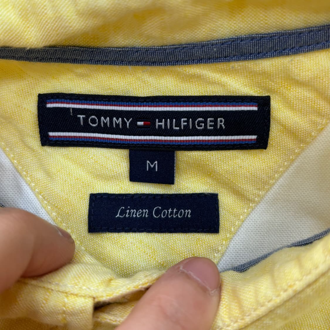 M 타미힐피거 린넨 반팔 셔츠 0415E 상품이미지3