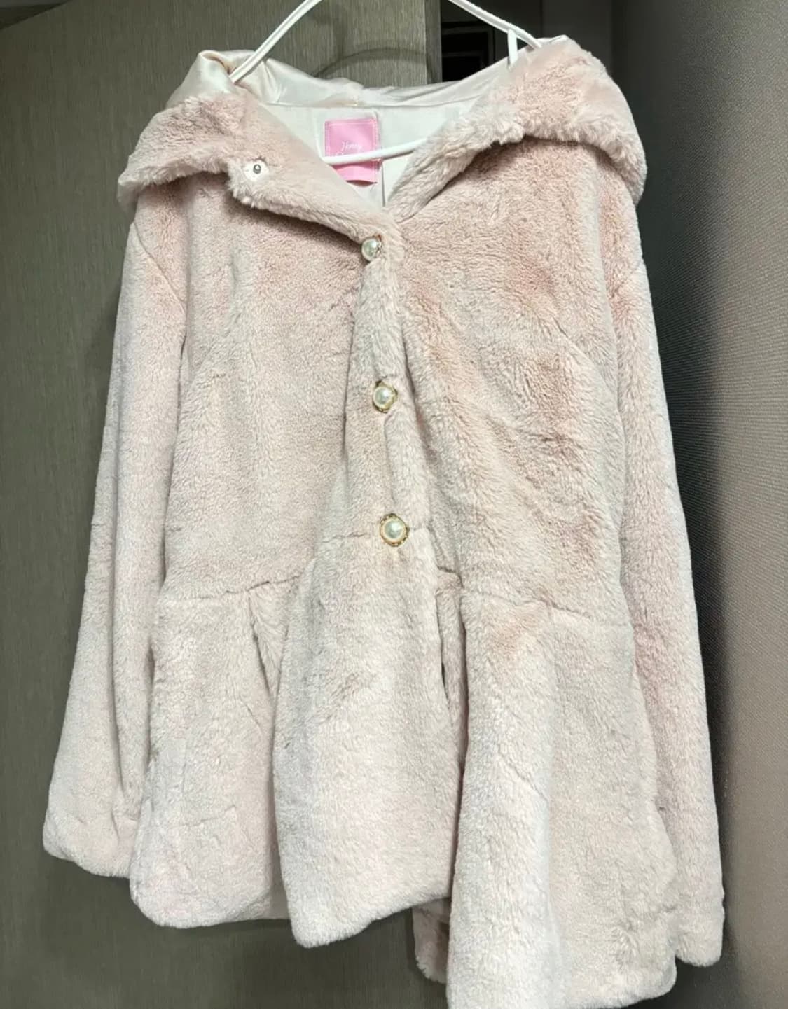 허니시나몬 우사미미 퍼코트 핑크 마즈 에블린 피움 리즈리사 양산형 지뢰계 상품이미지2