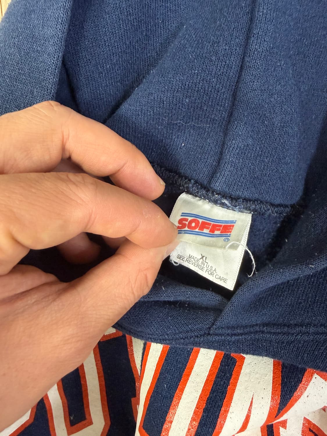 90s 빈티지 50/50 스웻 후드 상품이미지5