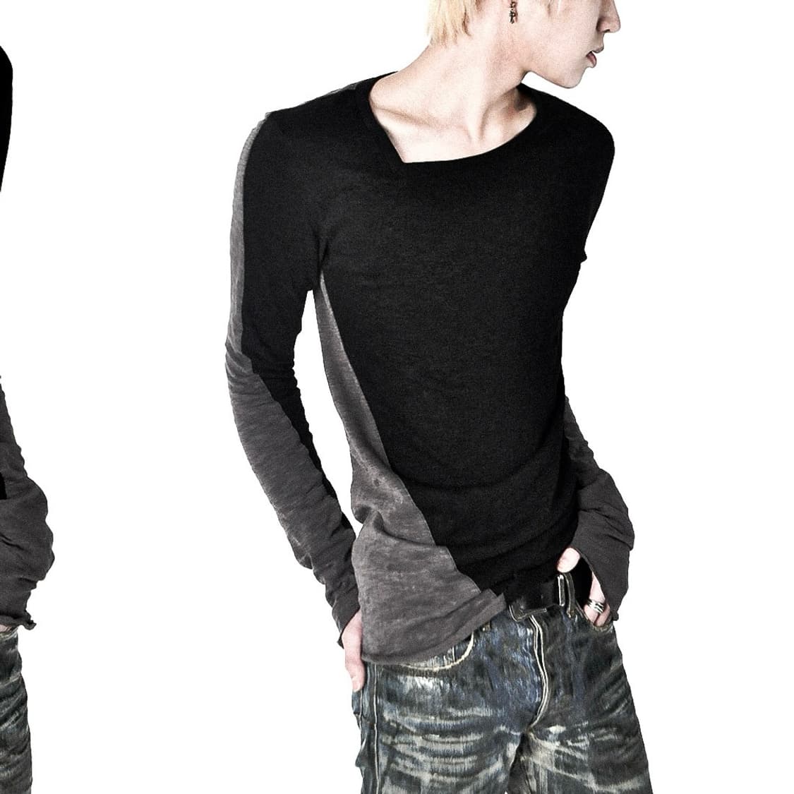 Made* Twisted Asymmetric Long Sleeve 상품이미지3