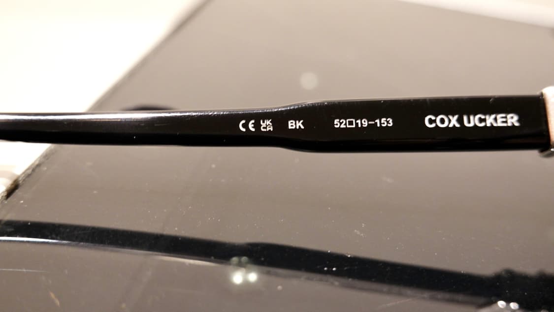 크롬하츠 콕스어커 블랙/실버 안경 상품이미지10