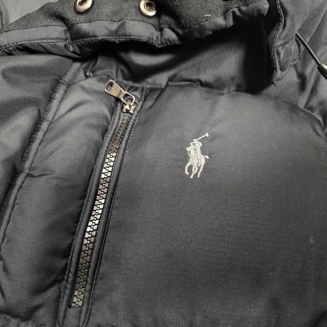 L 폴로랄프로렌 퍼포먼스 오리털 롱패딩 블랙 상품이미지2