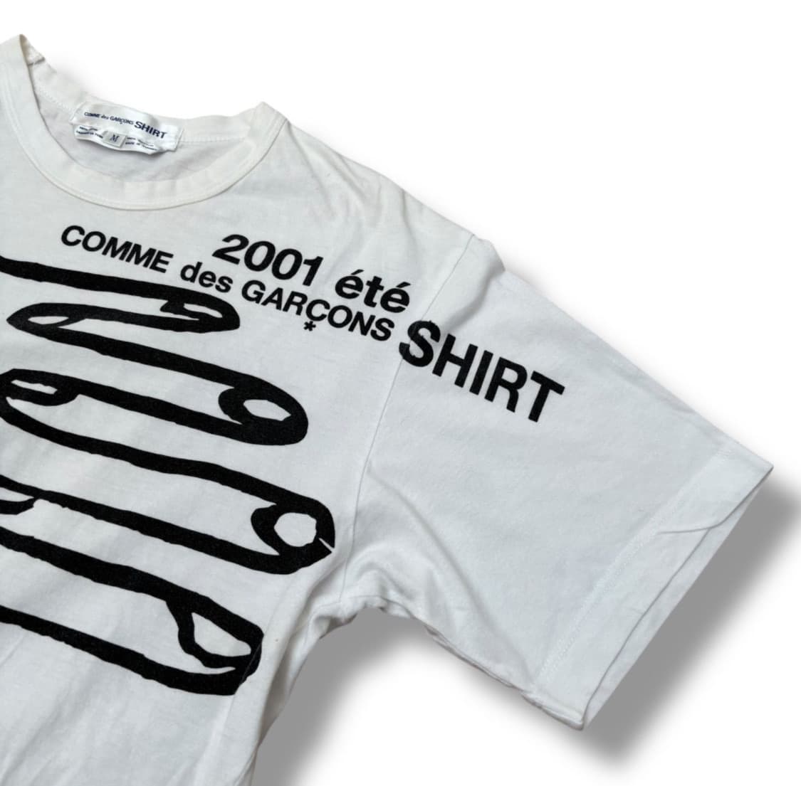 꼼데가르송 셔츠 2001 핸드사인 아카이브 반팔 티셔츠 M 상품이미지2