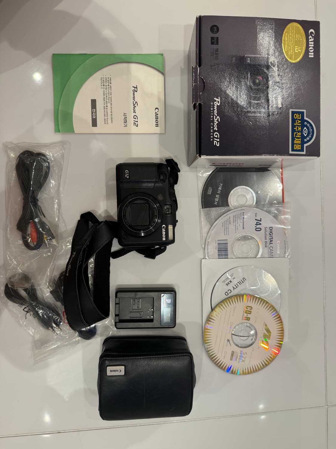 캐논 PowerShot G12 디지털 카메라 풀박스 상품이미지1