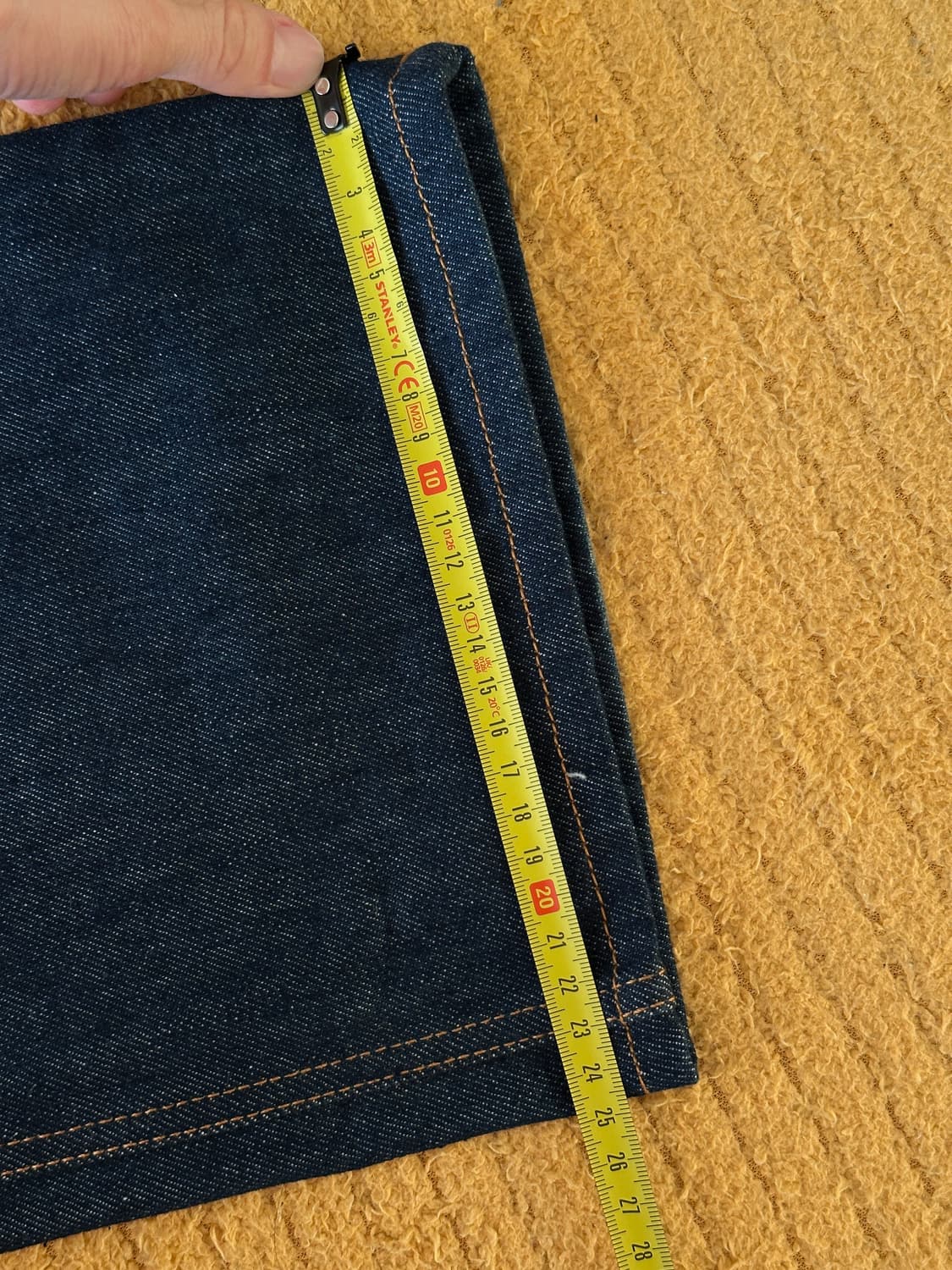 [렉토] S 블루 빈센트 스트레이트 핏 데님 진 상품이미지10