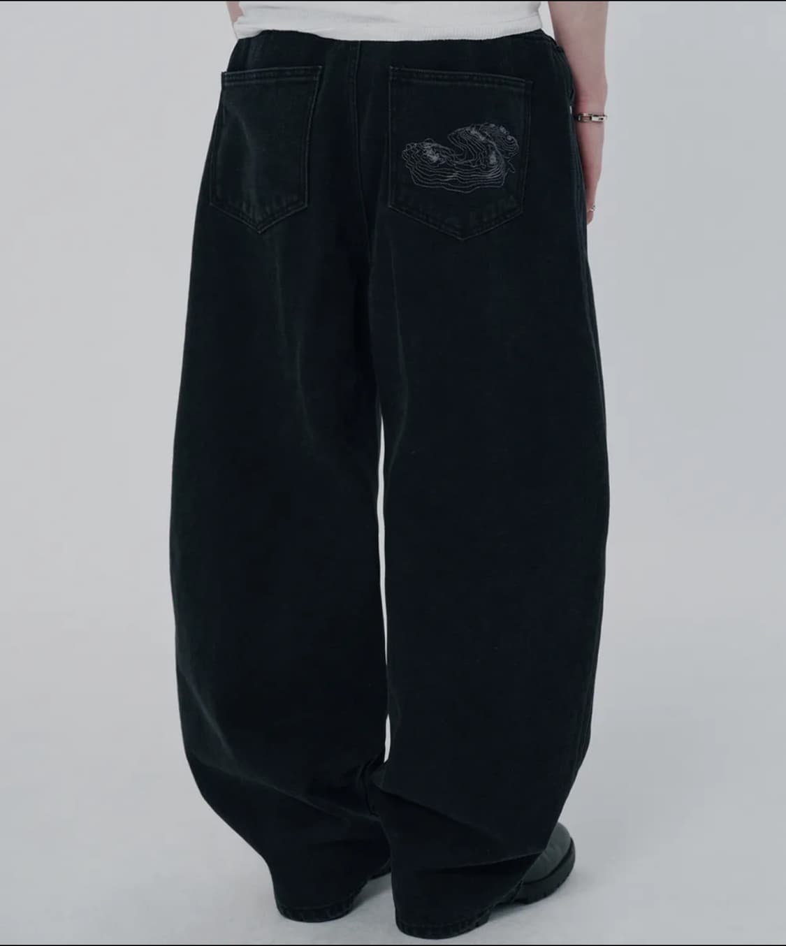 스웨이드 contour pocket denim black 상품이미지1