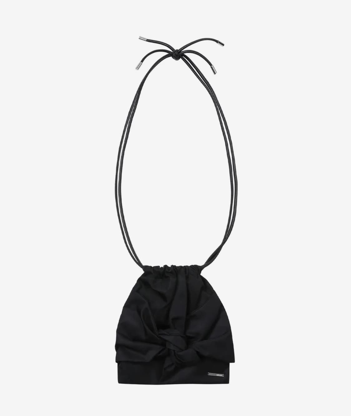 미세키서울 Tie-up mini drawstring bag 블랙 상품이미지2