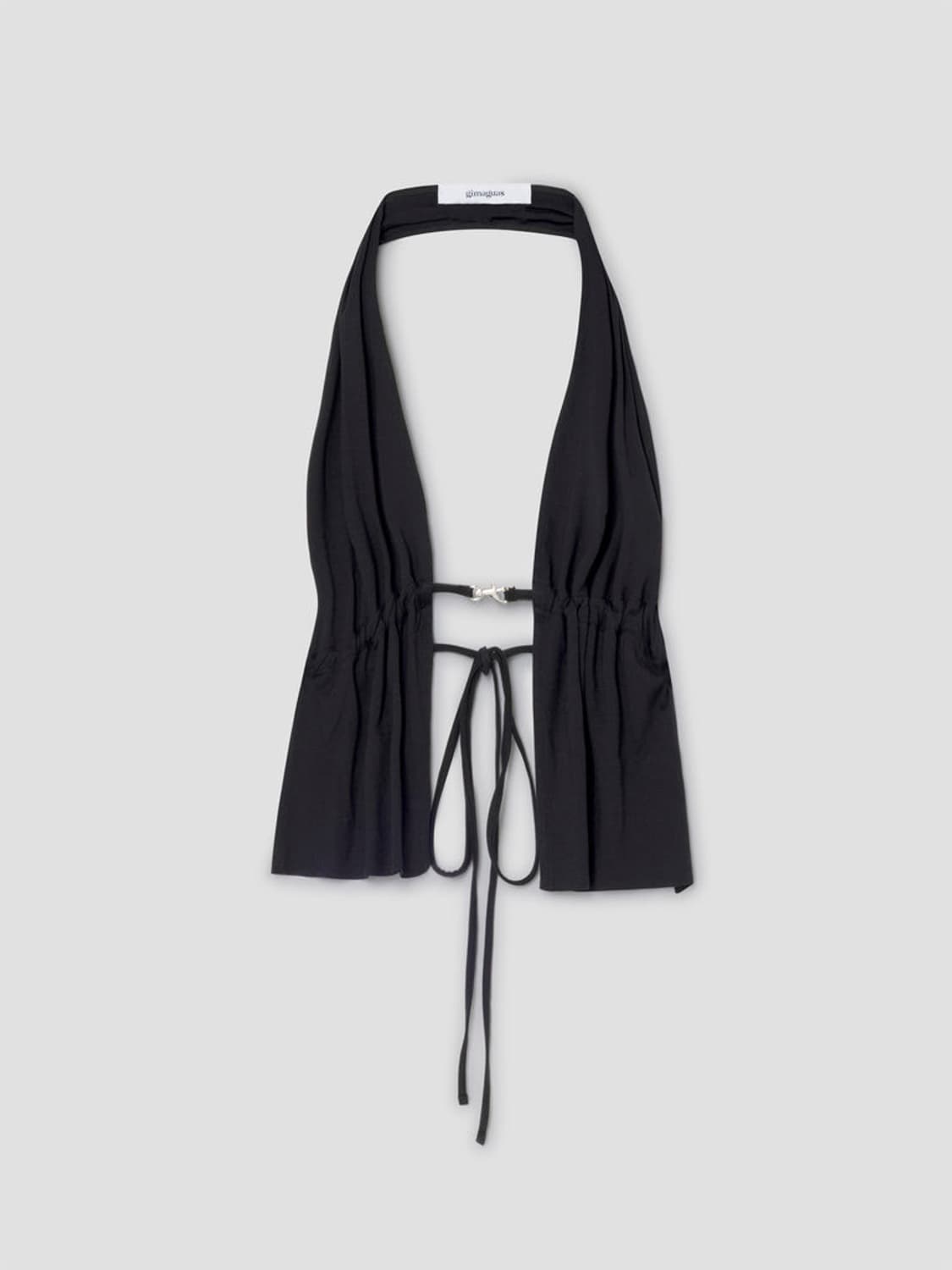 [S]기마구아스 Mia 버클 홀터넥 탑/블랙 상품이미지9