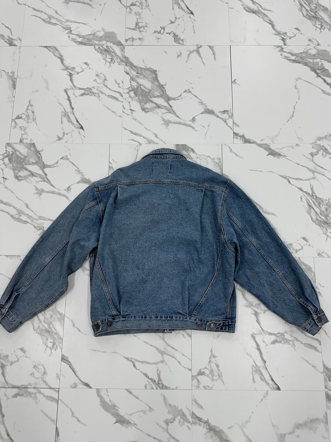 쓰리타임즈 자수 데님 자켓 상품이미지2