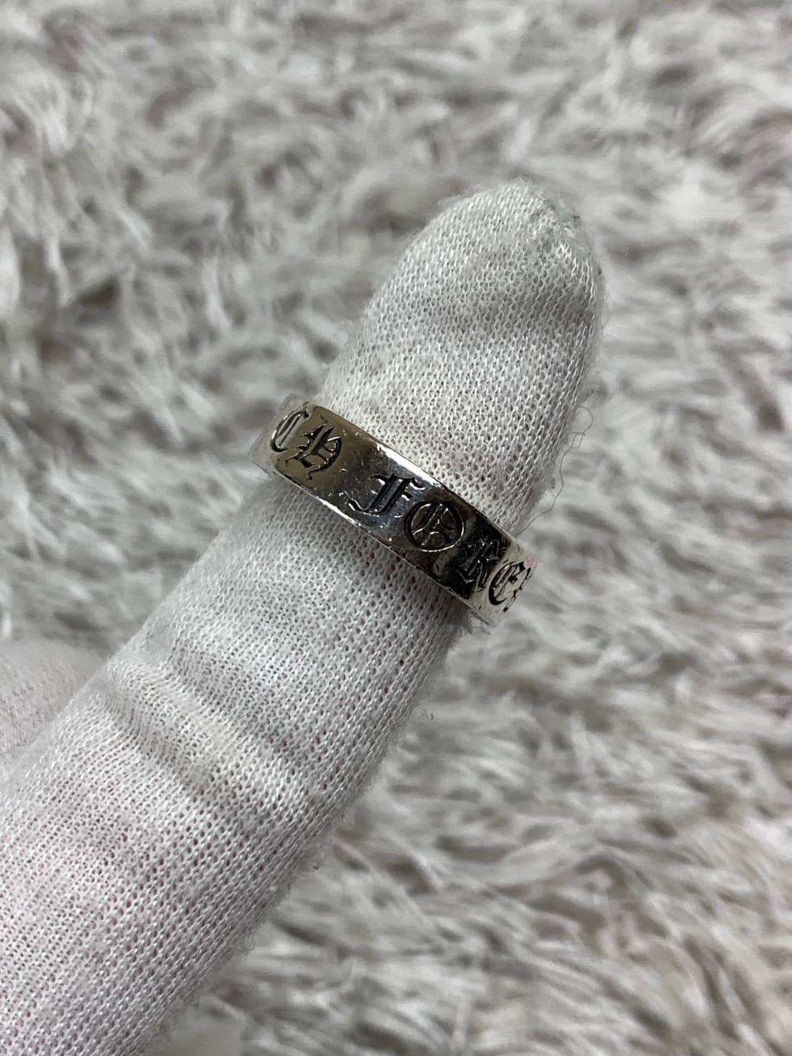 [US 7.5] 백화점판 정품 크롬하츠 포에버링 6mm 상품이미지5