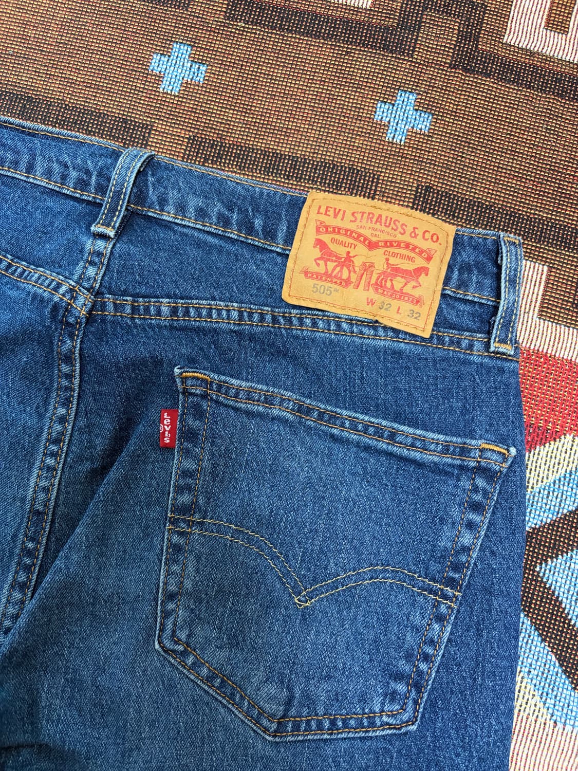 32x32) levis 리바이스 505 데님 청바지 상품이미지3