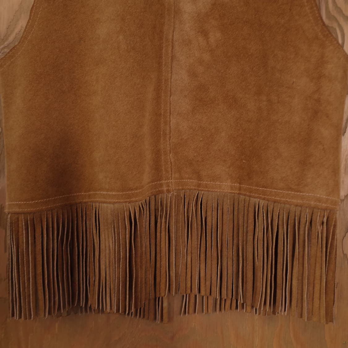 Vtg Suede Fringe Vest 상품이미지6