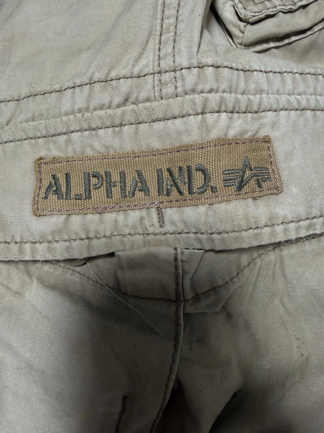 정품 알파인더스트리 일본판 베이지 멀티 카고팬츠 L ㅍㅍ 상품이미지3